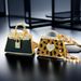 Bag Charms Genuine Leather Rhinestone Leopard Print Car Keychain Female Korean Creative Bag Pendant Metal Key Chain Ring Gift_viptrois.com