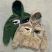 Men's Clothing Character Patchwork Loose Punk Style Street Cardigan Zipper Hooded Sweatshirt_viptrois.com