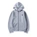 Men's Clothing Trendy Oversized Zip-Up Hoodie With Minimalist Logo - Streetwear Unisex Pullover (S-3XL)"_viptrois.com