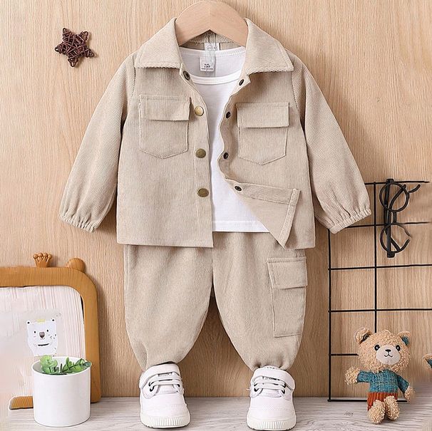 2023 new standing collar cotton coat+pants set men winter casual thick w waterproof jacket_viptrois.com