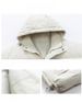 New Hooded Simple Warm Cotton Clothes Cotton Clothes Men's Versatile Thickened Stand-up Collar Autumn And Winter Loose Bread_viptrois.com