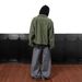 Men's Clothing American Style Retro Faux Two Piece Work Jacket For Men, New Spring 2025, Loose Fitting Streetwear Style Outerwear Top._viptrois.com