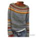 3D Print Round Neck Sweatshirt – Geometric Pattern Pullover For Women | Trendy Casual Wear_viptrois.com