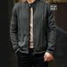 Men's High Street Trendy Rogue Style Jacket Spring/Autumn Loose Stand Collar Brand Polyester Full Sleeve Standard Thickness_viptrois.com