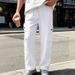 Men's Streetwear Cargo Pants – Oversized Straight-Leg Hip-Hop Joggers With Utility Pockets, Trendy High-Street Fashion (Black/White/Navy, S-Xxxl)_viptrois.com
