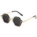 Punk Hip Hop Sunglasses - Small Polygonal Metal Frame (Unisex Fashion Shades)_viptrois.com