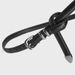 New three-piece silver buckle women's thin belt high-grade versatile simple student youth decorative belt female in stock_viptrois.com