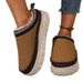 Women's Shoes Large Size Thick Soled Slippers For Women Autumn And Winter New Style Plush And Thickened Warm Slip On Cotton Slippers For Women_viptrois.com