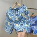 Summer Men's Hawaiian Style Printed Beach Shorts Loose Fit Casual Trendy Thin Mid-Length Five Point Pants_viptrois.com