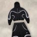 Men's Streetwear Distressed Hooded Sweatshirt - Deconstructed Patchwork Embroidery Oversized Zip-Up Jacket - Grunge Spray Paint Urban Style_viptrois.com