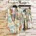 Men's Clothing Summer New Men's Fashion Beach Suit Loose Large Size Fashion Pattern Shorts Shirt Two Piece Suit_viptrois.com