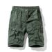 Man's clothing Casual cargo shorts Baggy plus size multi-pocket quarter pants for men_viptrois.com