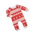 Christmas deer Snowflake tree stripes Christmas family dress printed homewear sleep_viptrois.com