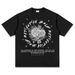 Floral Digital Print American Style Versatile Short Sleeve T-Shirt Vintage Loose Trendy Unisex Top_viptrois.com