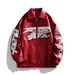Men's Clothing American Embroidered Stand Up Collar Jacket For Men And Women Trendy Leather Jacket For Men Loose_viptrois.com