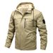 2025 Winter Plus Size Fleece American Casual Hooded Jacket Outdoor Casual Men's Jacket_viptrois.com