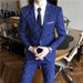 Men's Clothing plaid suit three piece wedding suit dress_viptrois.com