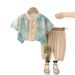 Boys Girls' National Style Cardigan Short Sleeved Summer 2025, New Casual Hanfu Shirt For Children And Babies, Two-piece_viptrois.com