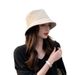 Spring Summer New Fisherman's Women's Solid Color Light Plate Leisure Bowl Sunshade And Sunscreen Outdoor Sports Tourism_viptrois.com