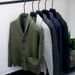 Men’s Slim Fit V-Neck Knit Cardigan – Japanese Streetwear Style Polyester Sweater (Machine Washable, 6 Sizes, Solid Colors,_viptrois.com