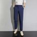 Men's Clothing Casual trousers trendy loose fitting versatile spring trousers men's simple new style trendy temperament youthful popular_viptrois.com