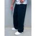 Retro Wide-Leg Fleece Pants For Men – Loose Fit Casual Trousers (12 Colors, S-3XL)_viptrois.com