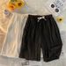 Men's Clothing Men's Casual Striped Ice Silk Shorts Stylish Inspired Trendy Cool Style Versatile Five Point Pants_viptrois.com
