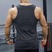 Men's Clothing Knitted Vertical Strip Fitness Sports Leisure Slim Vest Sleeveless Wide Shoulder Vest Men_viptrois.com