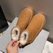 Fashion Platform Snow Boots Women's Winter New Short Cylinder Increase Cotton Shoes Plus Suede Bag Shoes_viptrois.com