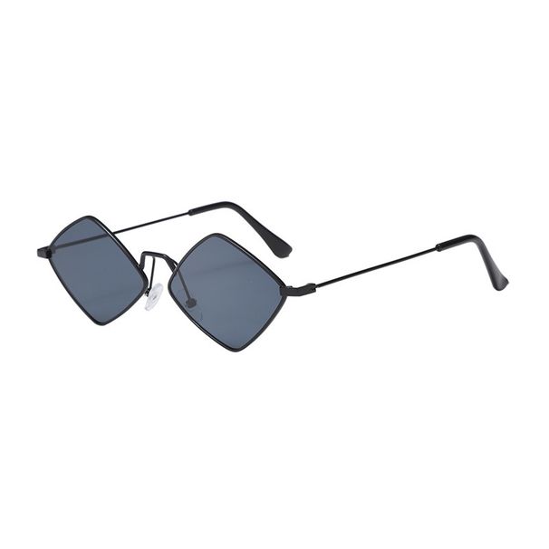 2025 European And American Retro Wind Rhombus Sunglasses Ins Sunglasses, Trendy Personalized Metal Irregular Sunglasses_viptrois.com
