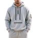 Men's Clothing Hooded Heavyweight Plus Velvet Pullover Men's Sports Casual Jacket Men_viptrois.com