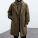 Men’s Fashion Long-Length Parka Coat, Detachable Hood Windbreaker With Faux Two-Piece Design, Water-Resistant Polyester Shell_viptrois.com