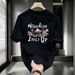 Summer Hong Kong Style Casual Fashion Short-sleeve T-shirt, Trendy Brand Design, Printed Round Neck, Loose Fit,_viptrois.com