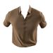 High Elasticity Men's Casual Polo Shirt Short Sleeve Ice Silk Seamless Thin Waffle Knit Style Summer Arrival_viptrois.com