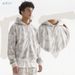 Men's Heavyweight Distressed Zip-up Fleece Hoodie – Streetwear Pullover With Vintage Wash (Ash Grey, S-xxl)_viptrois.com