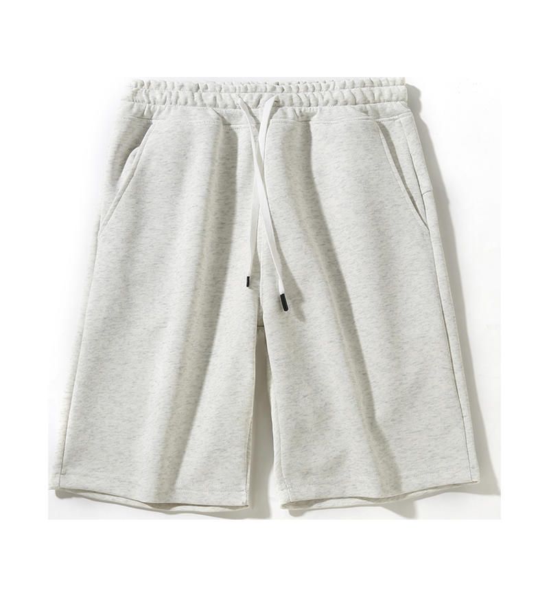 Men's Clothing Summer Cotton Sports Shorts Thin Five Point Loose Fit For Outdoor Running Casual High Waisted With Logo Print Men's Clothing_viptrois.com