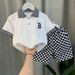 Boys' Polo Shirt Suit 24 New Children's Fashionable Short Sleeved Boy Baby Summer Clothes Street Clothes_viptrois.com