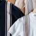 Men's Clothing Contrast Striped Ice Knitted Short Sleeved Polo Shirt Summer New Shirt Collar Design Slim Fit Half Sleeved T Shirt_viptrois.com