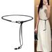 New Style Belt Women, Slim Accessory For Sweaters, Long Dresses, High-End Rope, White Decorative Waist Chain_viptrois.com