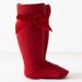 Children's Socks recommendation ins style velvet bow double needle draw baby baby princess stockings_viptrois.com