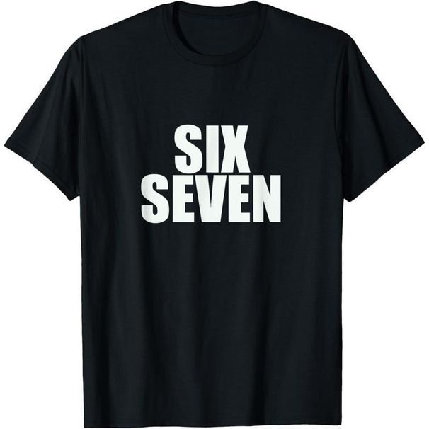 Camiseta Diseño Meme Halloween Divertida Seis Siete 6 7 De Algodón_viptrois.com