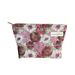 Flower Cosmetic Bag High End Temperament Women's Storage Bag Skin Care Products Toiletries Bag Small Square Bag Wallet Clutch Bag_viptrois.com