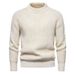 Men's Clothing Retro Thick Sweater Men's Vintage Knit Sweater Winter Warm Thick Cable Pullover Retro Style Casual Turtleneck Wool Blend_viptrois.com