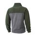 Men's Clothing Casual Long Sleeved Brushed Half Zip Jacket Men's Brushed Long-Sleeve Half-Zip Jacket Slim Fit Casual Windproof Pullover Top_viptrois.com