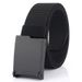 Unisex Unisex casual men's nylon belt all-in-one jeans without metal inner belt tank print_viptrois.com