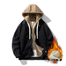 Corduroy Baseball Autumn And Winter Loose Fit With Thick Velvet Casual Collar Jacket, Men's Clothing_viptrois.com