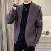 Loom 2024 Autumn Winter New Knitted Cardigan Shop Owner Style Jacket European Station Men's Sweater Trend_viptrois.com