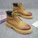 European Warm Series Martin 2025 Autumn Winter New High-top British Yellow Mid-top Men's Boots Outdoor Trendy Style_viptrois.com