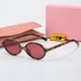 Men's Sunglasses New Anti Ultraviolet Sunglasses Fashion Face Enhancing Small Flat Mirror Sunglasses_viptrois.com