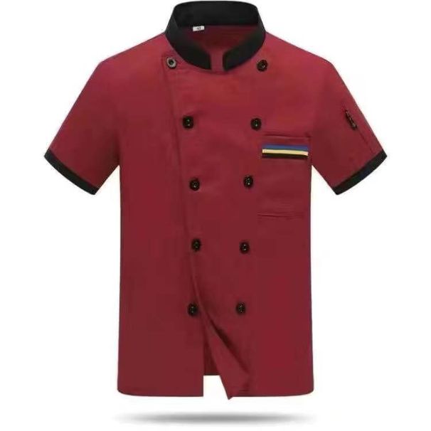 Men's Clothing Long Sleeved Chef Clothes Kitchen Clothes Catering Hotel Work Clothes Canteen Long Sleeved Work Clothes_viptrois.com